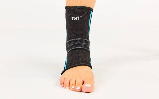 Голеностоп TVFF S -XL №904101 (полиамид спандэкс) Вишнёвое - изображение 2