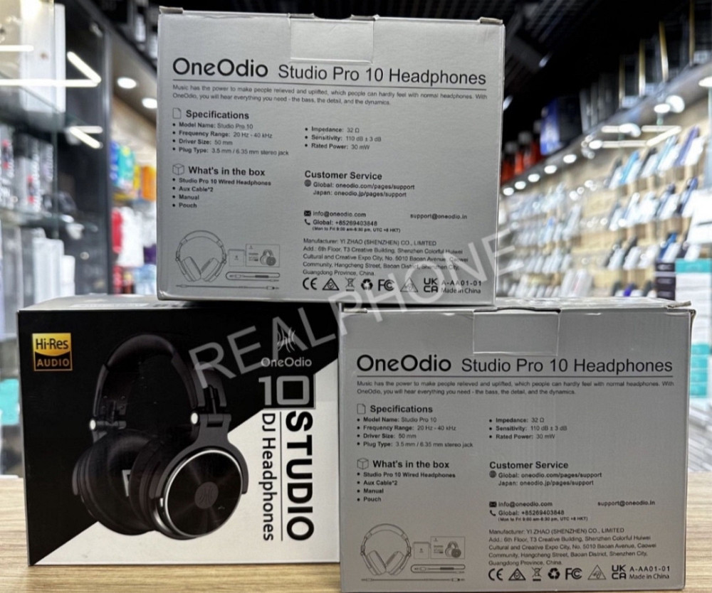 Наушники Гарнитура: Oneodio Studio Pro 10 DJ Headphones. Харьков - изображение 2