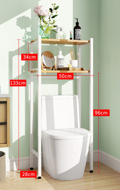 Стеллаж над унитазом 