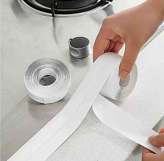 Водонепроницаемая клейкая лента длинна 3.2 м а ширина 3.8 см белый Киев