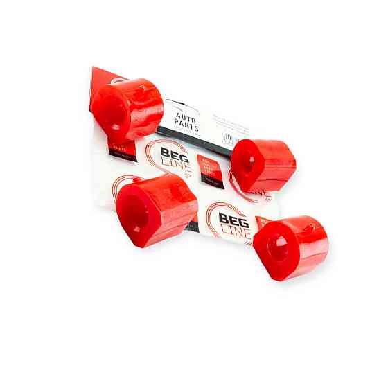 Втулка 2101-2107 полиуретан красный (к-кт 4 шт) стабилизатора Мукачево