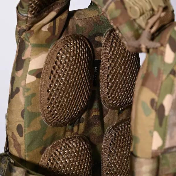 Тактическая плитоноска M6 без подсумков с быстрым сбросом (без плит) Мультикам Винница - изображение 5