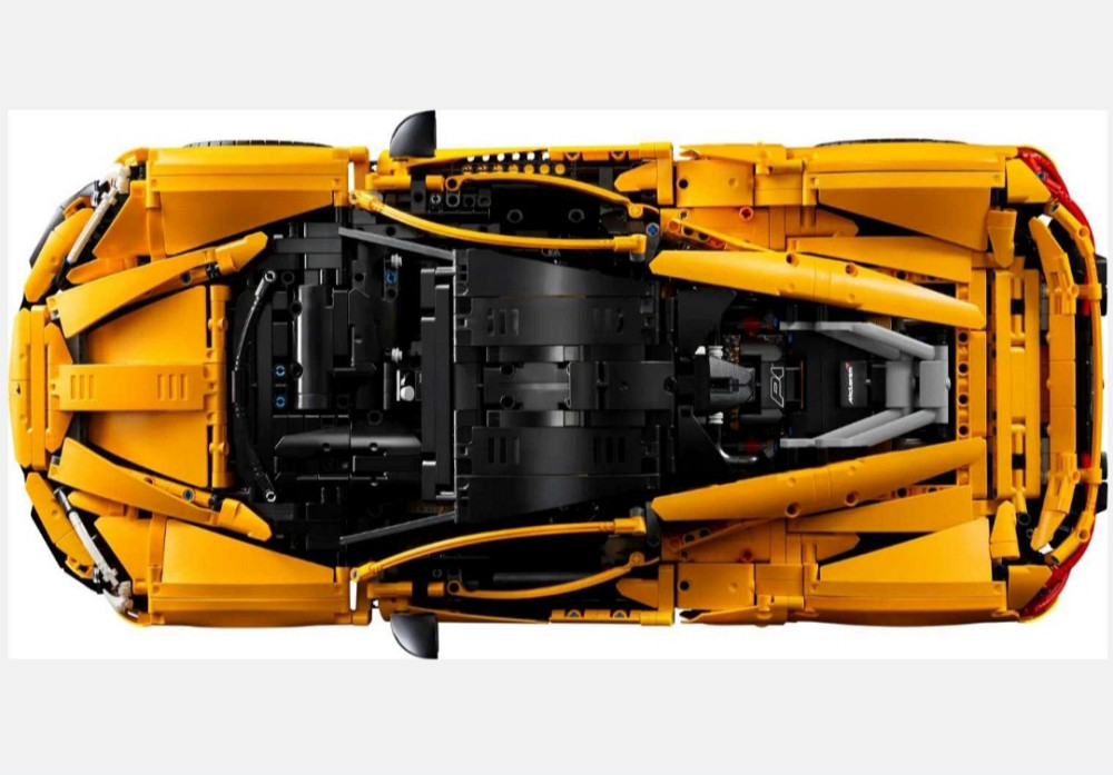 Конструктор машинки Technic McLaren P1 маштаб 1:8 3893 деталей Техник Макларен желтая Киев - изображение 5