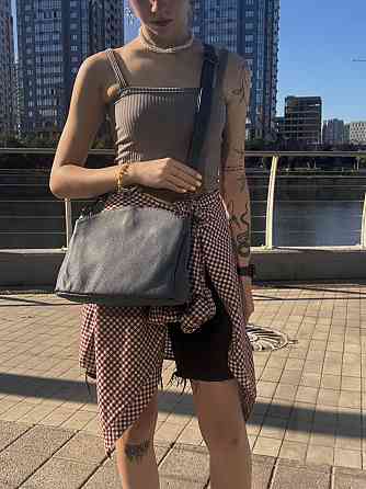 Сумка на плече з натуральної шкіри Vintage 23009 Синій Київ