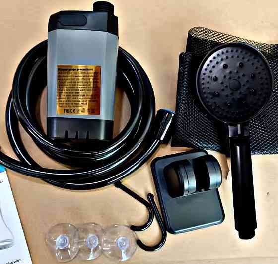 Портативный душ 6000 mAh туристический душ USB переносной кемпинг душ для дачи авто природы. Харьков