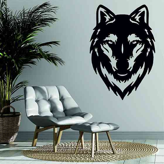 Декоративне настінне Панно «Вовк», Декор на стіну 110*75 см Київ