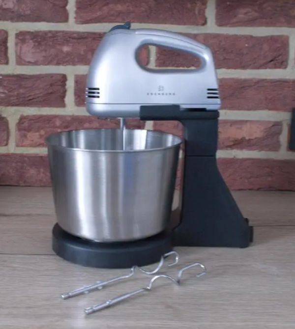 EB-63362 Міксер Кухонний Ручний З Чашею 3л 200 Втя. 4 насадки для збивання та замісу тесту PD Одеса - фото 5
