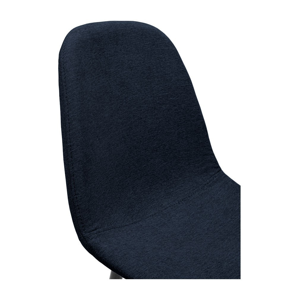 Стілець крісло м'який MacaoDesign U Magic Navi чорні ніжки Темно-синій Київ - фото 5