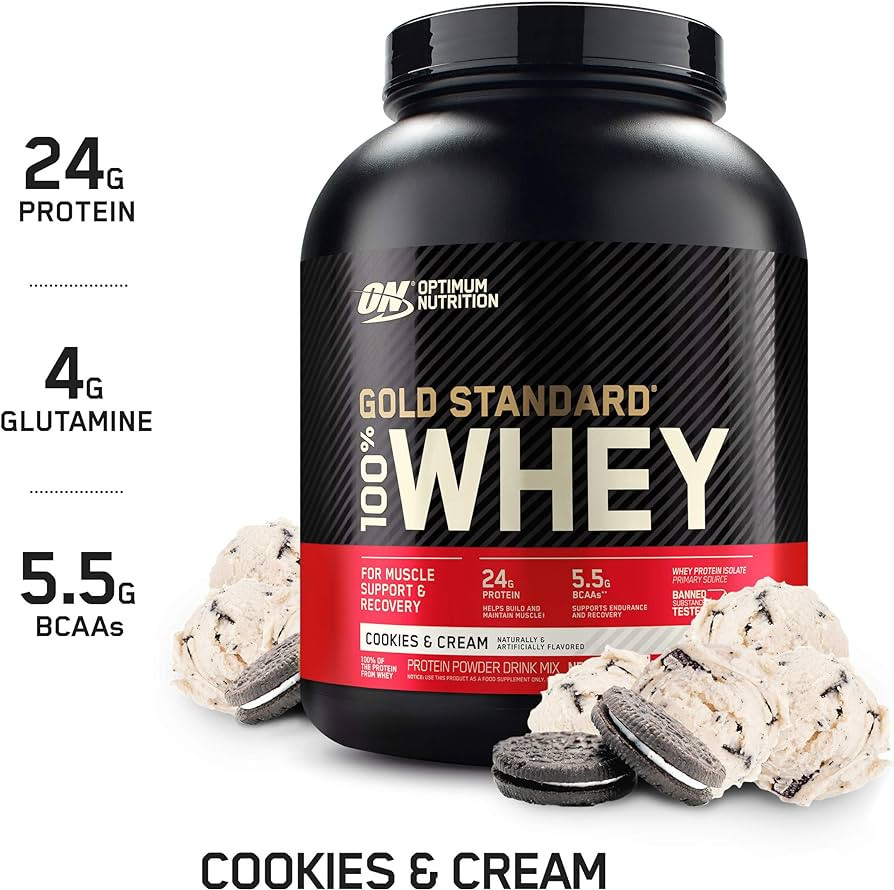 100% Whey Gold Standard  2,3 kg  (Cookies Cream) Луцьк - фото 3