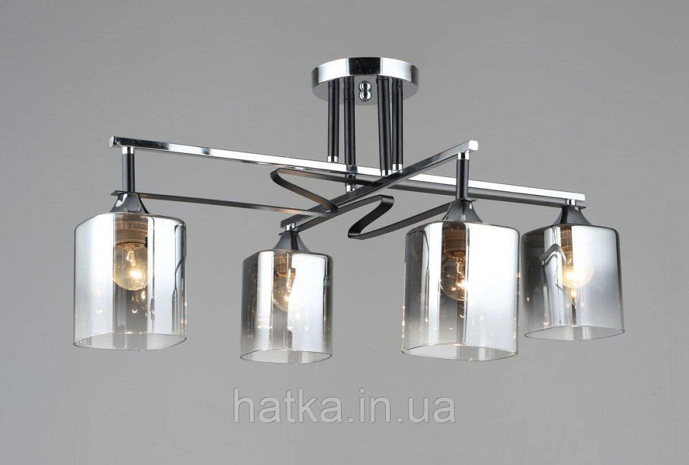 Потолочная люстра Sirius B A4057/4 CH+BK Киев - изображение 1