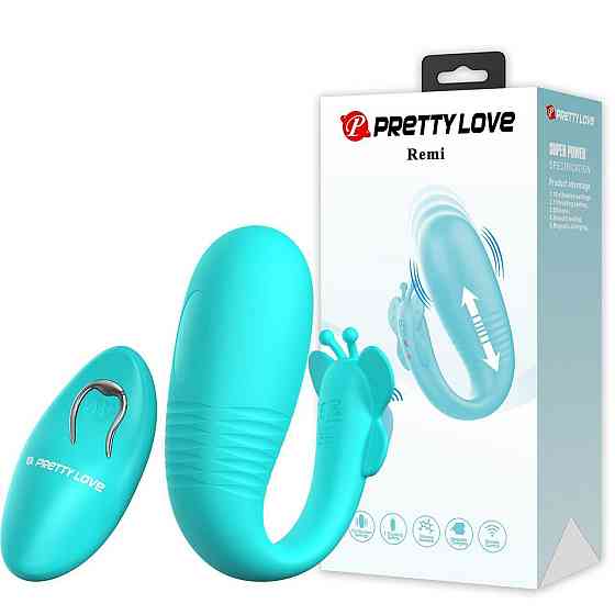 Вібростимулятор PRETTY LOVE Remi, 10 vibration functions, Silicone Sex Aura Київ