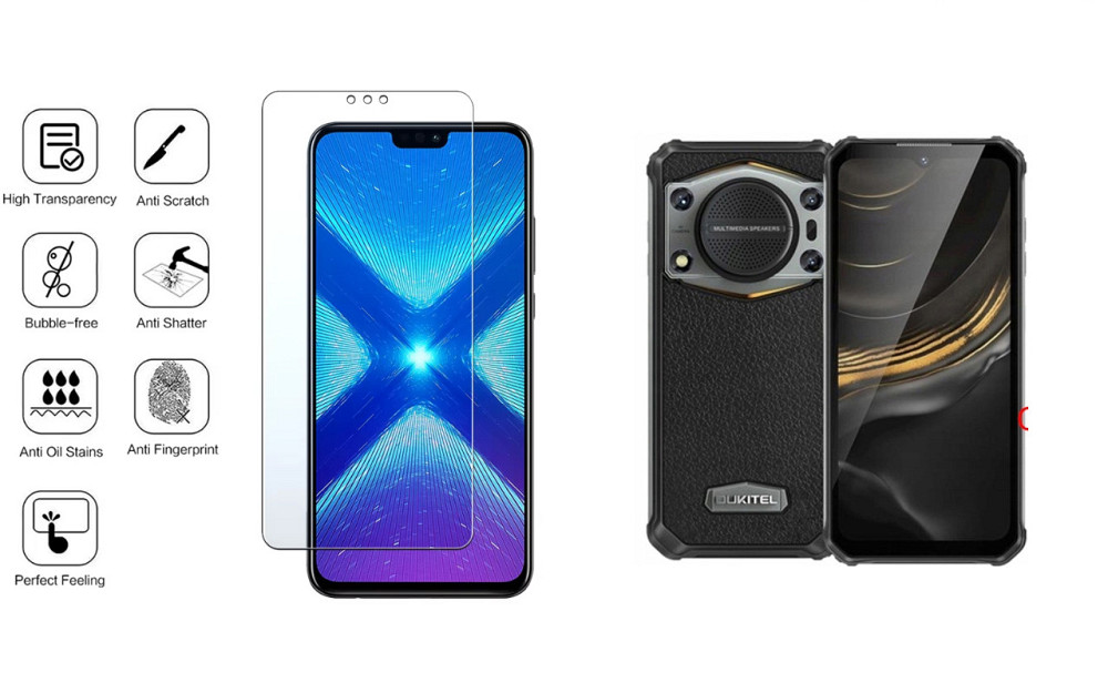 Захисне скло NeoGlass для Oukitel WP22 – надпрозоре та стійке Київ - фото 4