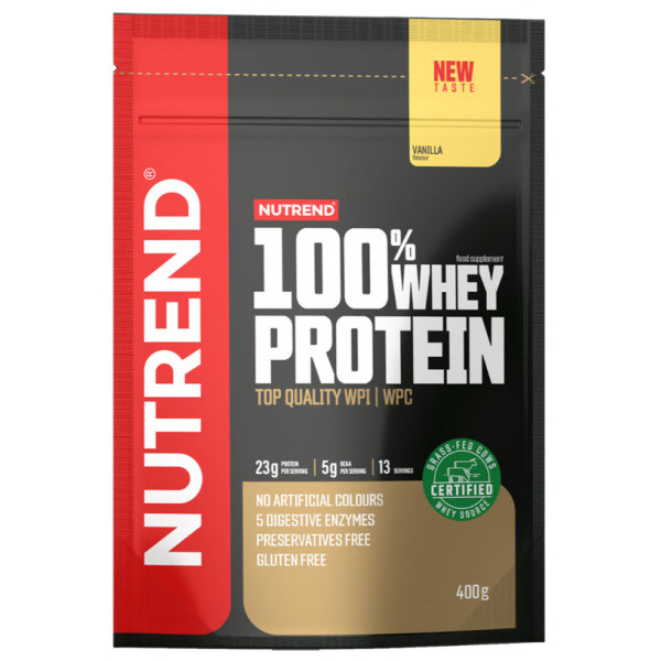 Протеїн Nutrend 100% Whey Protein 400 g (Vanilla) Луцьк - фото 1