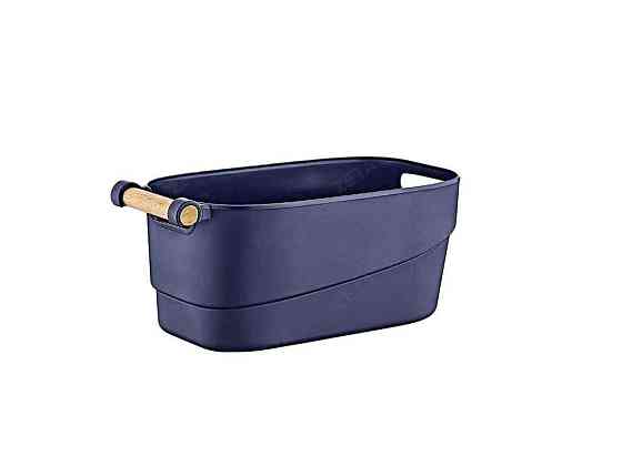 Кошик 10л 18x33,5x15,5 СМ в асортименті RETRO з/руч. 10Л ТМ EMHOUSE Solmir Київ