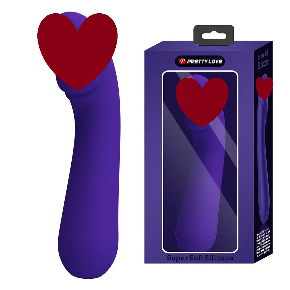 Вибромассажер для стимуляции точки G Pretty Love - Cetus Dark Purple, BI-014723-3 Sex Aura Киев - изображение 1