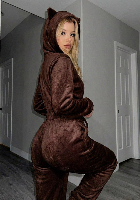 Жіночий стильний повсякденний комбінезон з велюр-плюш Шоколад, 44/46 Одеса - фото 2