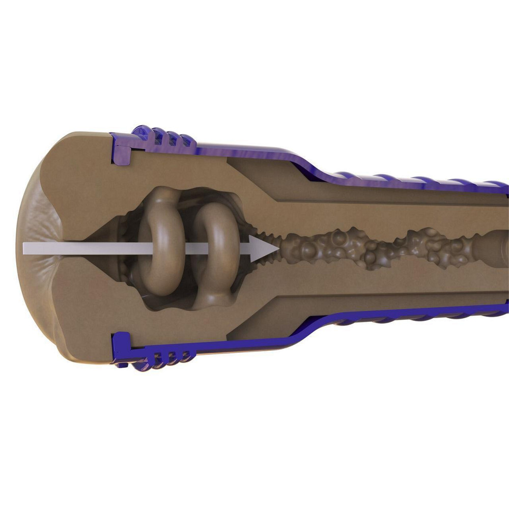 Мастурбатор-попка Fleshlight Boost Blast Female Medium Dark Flesh, плавающие кольца Turbo Tech Sex Aura Киев - изображение 5
