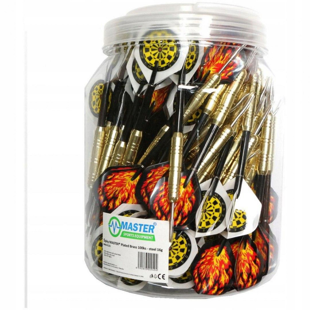 Дротики для дартсу MASTER 16 г, 100 шт Київ - фото 4