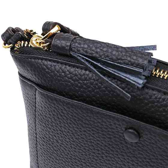 Жіноча шкіряна сумка Vintage 20488 Чорний Київ