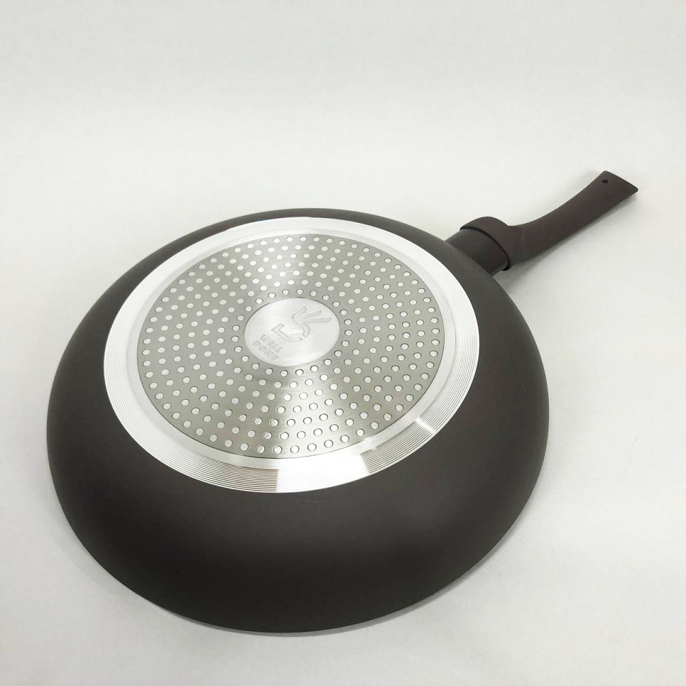 Міцна сковорідка з антипригарним покриттям WELL DONE WD-1018B 28 см, Сковорода глибока для дому DF-57 Івано-Франківськ - фото 8