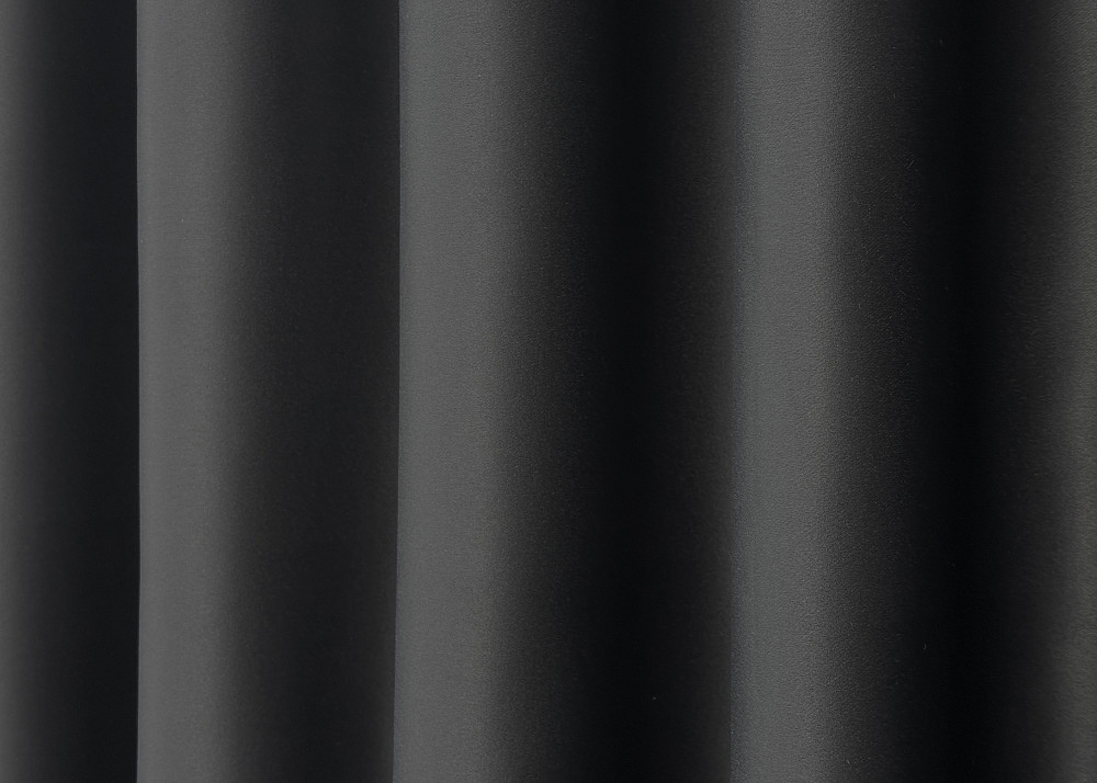 Комплект готовых штор VR-Textil Bagema Rvs № 1895ш Черный 100х265 см 2 шт (39-931) Киев - изображение 7