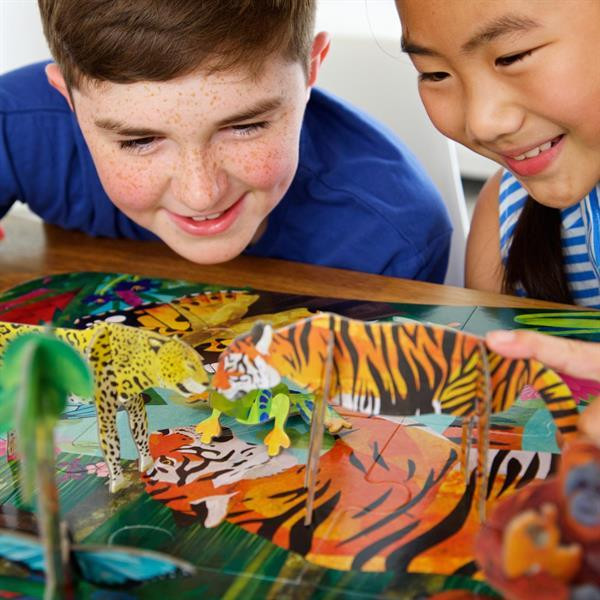 Пазл с фигурками 4M Тропический лес (00-04678) Харьков - изображение 4