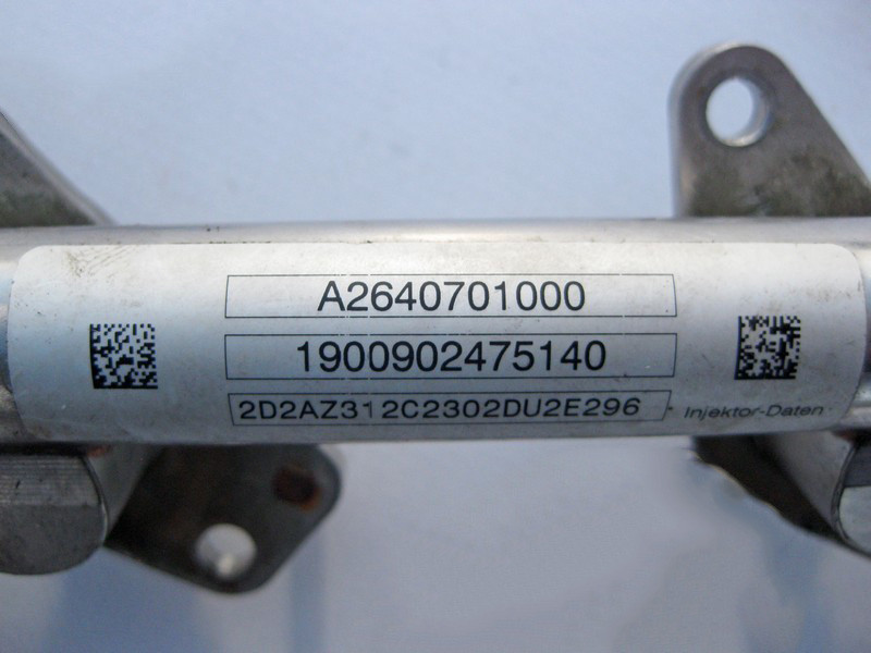 Mercedes-Benz  A2640701900 Паливна рампа - розподільник для двигуна M264 R4 1.5 2.0л C-Class W205 Одеса - фото 3