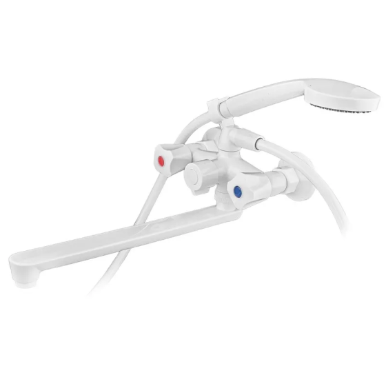 Змішувач для ванни PLAMIX OMEGA-140 EURO SET WHITE    ( MX9579 ) 26866 Харків