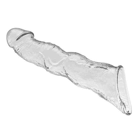 Подовжуюча насадка Pretty Love - Extension Penis Sleeve with Modular Length Blocks Clear, BI-026280M Sex Aura Київ