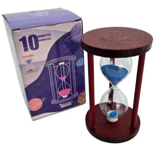Песочные часы на 10 минут деревянные синие Киев
