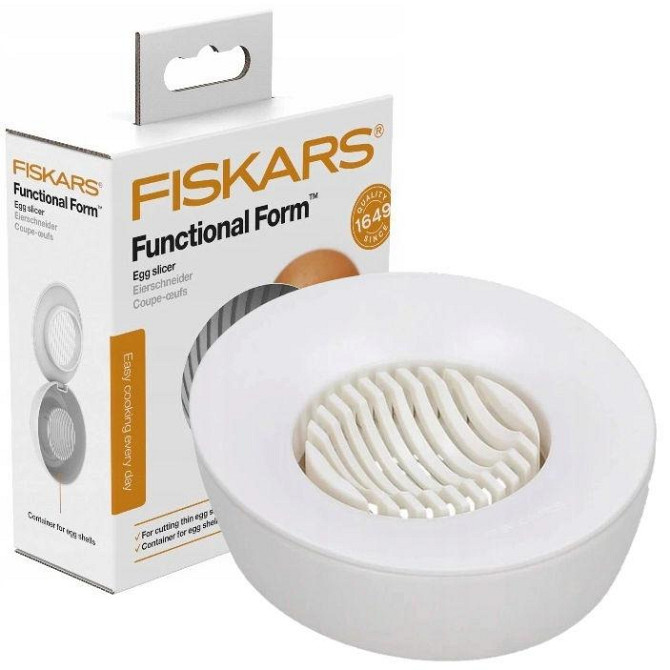 Кухонна Яйцерізка для нарізки 16.7 см Fiskars "Functional Form" (1016126) Пластик Нововолинськ - фото 1