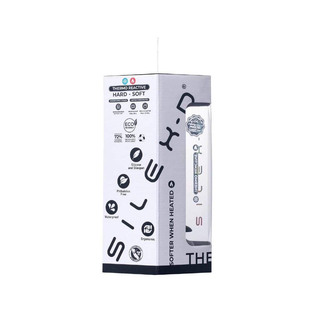 Анальная пробка двойной плотности SILEXD Thermo Reactive черная, Medium Sex Aura Киев - изображение 8