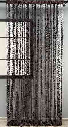 Шторы-нити спираль с люрексом Венге 300х300см 1 шт (61-070) Киев