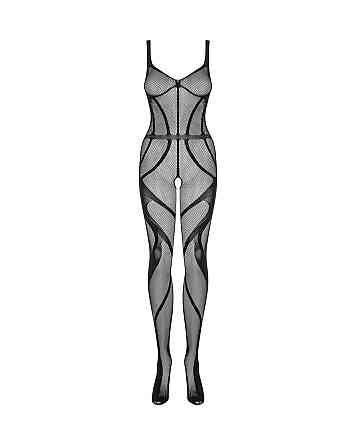 Сексуальный бодистокинг с открытым доступом Obsessive G336 черный, S/M/L Sex Aura Киев