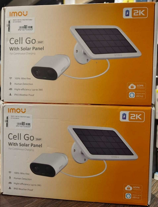 - Камера IMOU CELL Go 3 Мп. WI-FI Акум - Сон панель! Харьков - изображение 1
