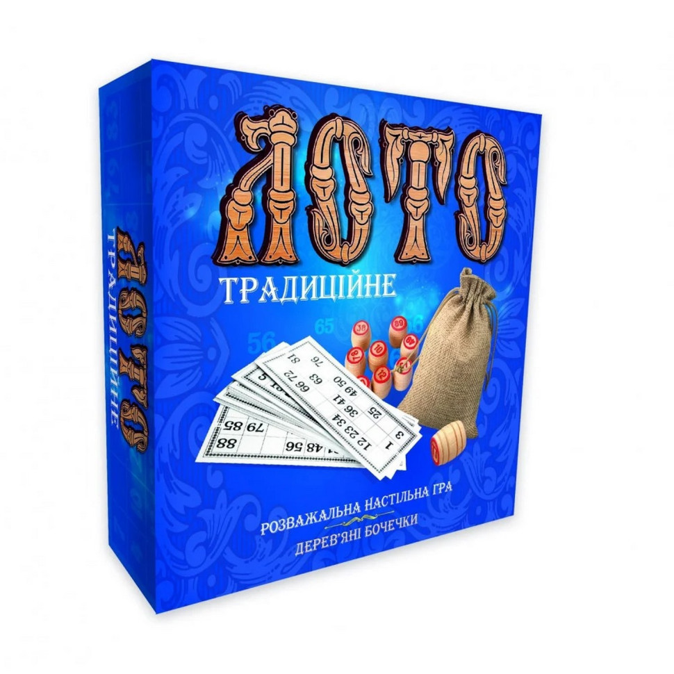 Лото "Традиційне" 30315 з дерев'яними діжками Вінниця - фото 2