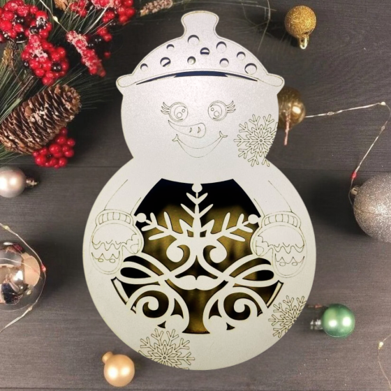 Подарочная коробка новогодняя 