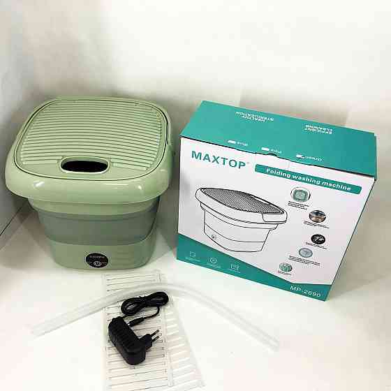 Портативная стиралка ведро MAXTOP, Стиральная машинка маленькая переносная, Стиральная машина VI-730 для дачи Киев