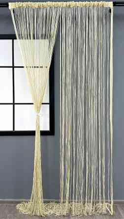 Шторы-нити Rovi Premium с люрексом Кремовый 300х300см 1 шт (61-116) Киев