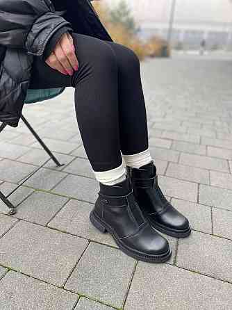 Черевики жіночі Соната Саша чорні (зима, шкіра натуральна) (6135) 41 Коломия