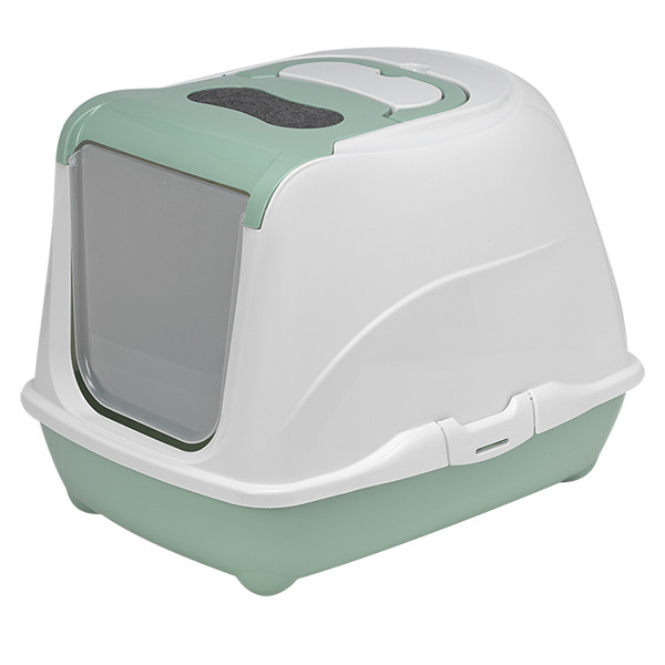 Moderna МОДЕРНА ФЛИП КЭТ закрытый туалет для кошек, с откидной крышкой, 50х39х37 см Киев - изображение 1