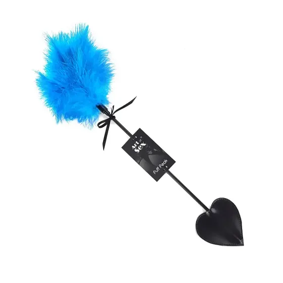 Лоскітка зі шлепалкою Піка Art of Sex - Puff Peak, колір Блакитний Львів