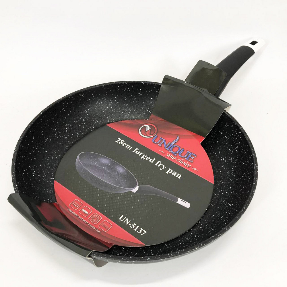 Універсальна сковорідка для готування UNIQUE, Сковорода з легкого алюмінію, Сковорода глибока для дому MO-20 Івано-Франківськ - фото 1