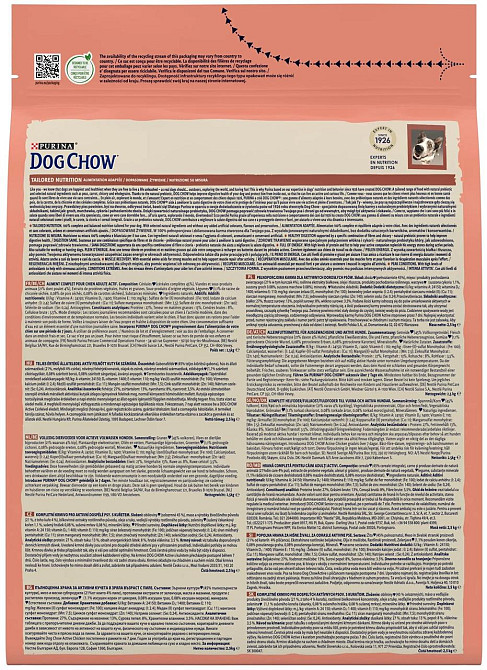 Сухой корм Dog Chow Active Adult для взрослых активных и рабочих собак с курицей, 2.5 кг Винница - изображение 2