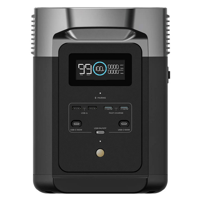 Портативна зарядна станція EcoFlow Delta 2 1024 Вт·год, інвертор, 1800 Вт, LiFePO4 акумулятор, живлення для дому, кемпінгу, офісу Николаев - изображение 2