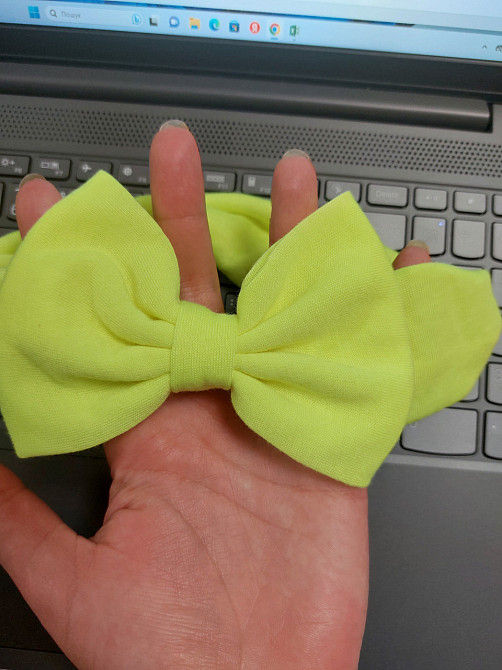 Повязка на голову детская широкая one size салатовый Киев - изображение 2