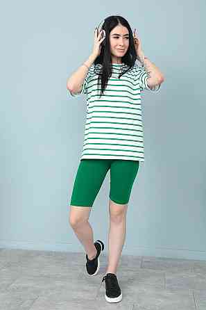 Костюм з велосипедками "Balance" оптом | Норма | Розпродаж моделі Зелений, 42-44 Київ