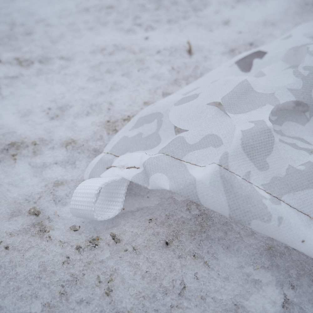 Зимняя маскирующая сетка Militex Альпийская клякса 8х10м (площадь 80 кв.м.) Киев - изображение 6