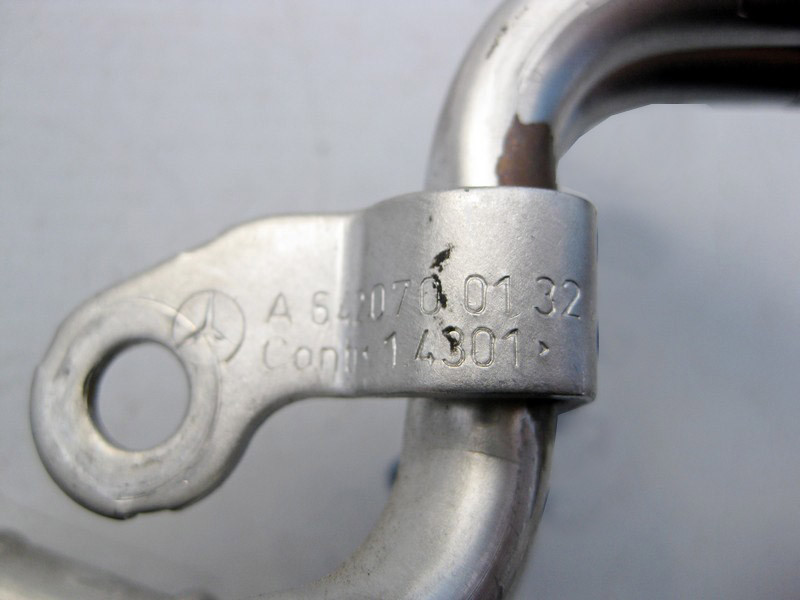 Mercedes-Benz  A6420700132 Паливопровід сталевий з'єднання паливної магістралі з фільтром та ТНВД для двигуна OM642 V6 3.0 cdi Одеса - фото 3