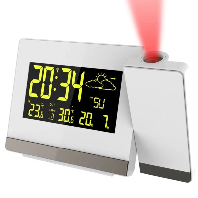 Настольные часы Technoline WT549 проекційний White (DAS301195) Винница - изображение 2